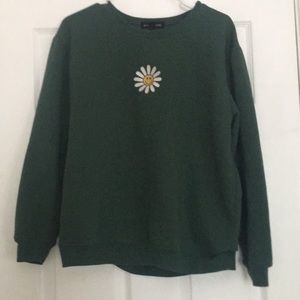 Comfy dark green sweater